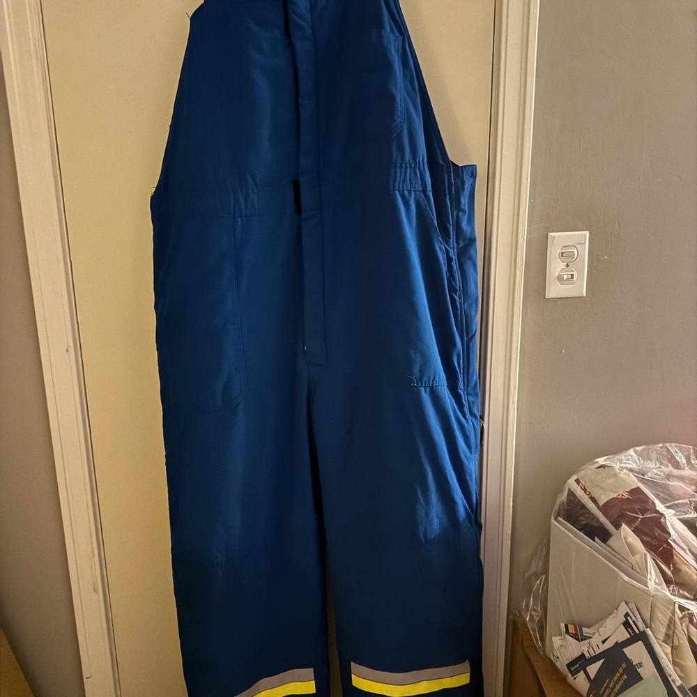 Blue Insulated Men's Overalls